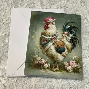 Handcrafted Greetingcard With Printed Design