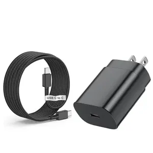 Super Fast Charger Type C, 25W USB C Wall Charger Fast Charging for Samsung Galaxy S26 Ultra/S26/S26+/S25 Ultra/S25/24 Ultra/S24/S23 Ultra/S22 Ultra, iPhone 17/16/15 with 6.6FT Long Android Type C Charger Cable