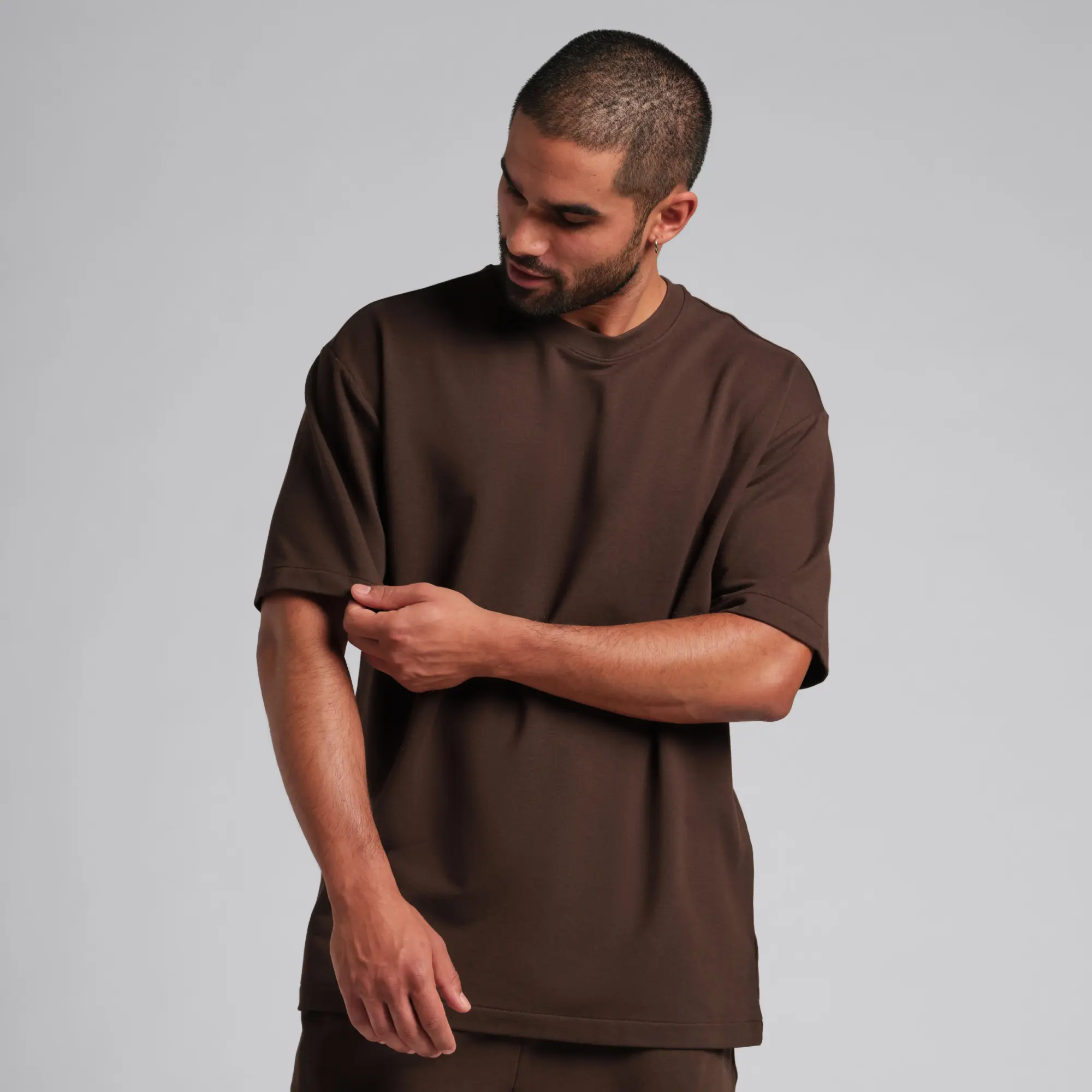 Comfrt | Luxe Terry Tee | Men's Micro French Terry Oversized T-Shirt Fabric Top