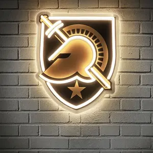 1 PC Wall-Mounted Spartan Helmet Acrylic Neon Light, Dimmable Warm Ambiance, USB Adjustable, Ideal for Gaming Room, Bar, Studio, Party Decor
