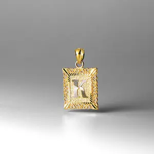 Gold Letter K Filigree Pendants | A-Z Gold Pendants
