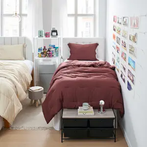 Bamboo Butter - Coma Inducer Twin XL Cooling Comforter Set - Red Pear