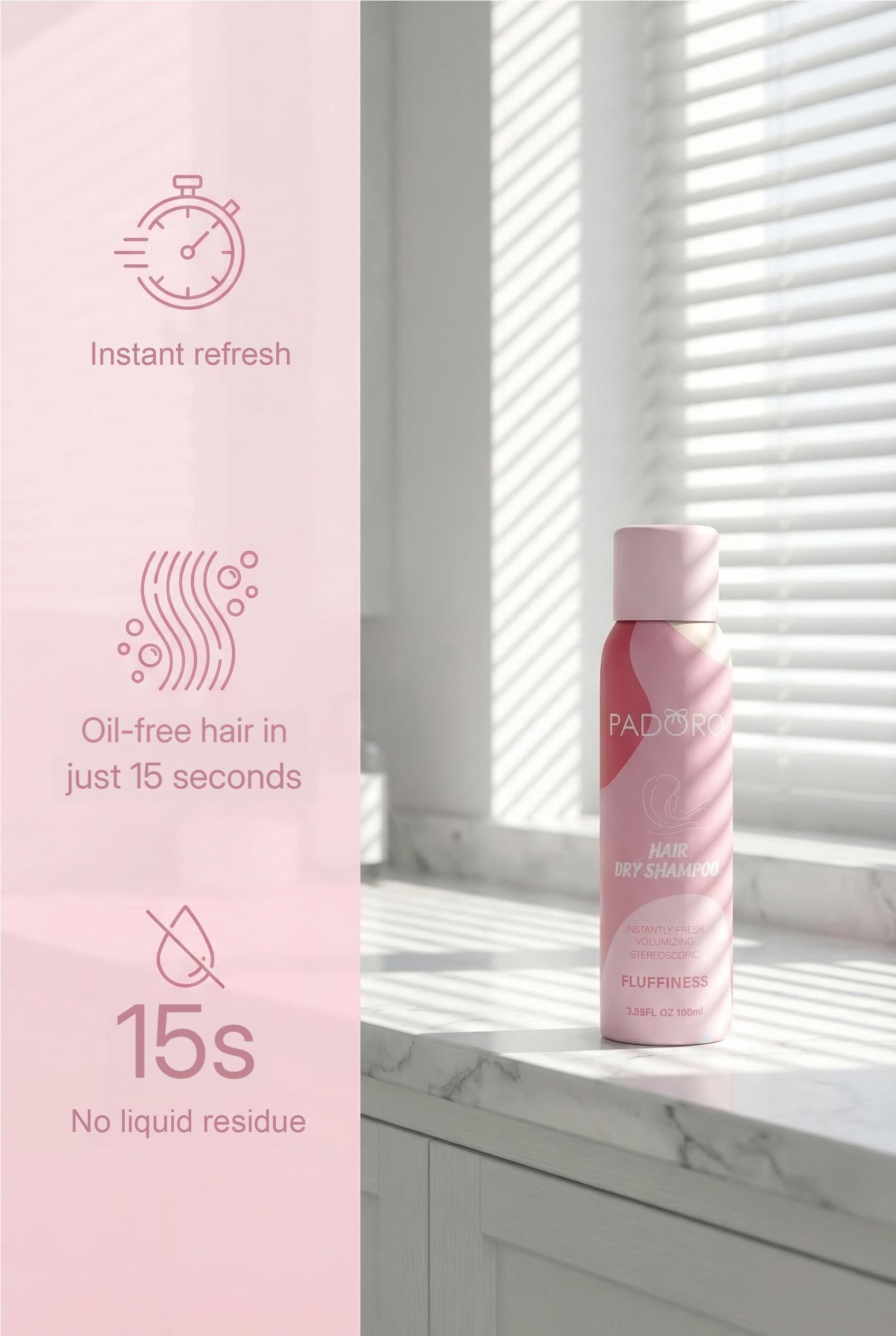 Dry Shampoo Advanced Clean Dry Shampoo for Women and Men Instantly Fresh Hair Invisible Dry Scalp Shampoo Spray for Dark Hair Leaves No White Residue Absorbs Oil Volumizing and Refresh Hair