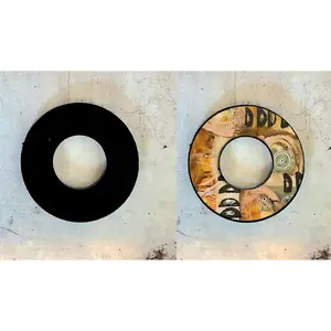 Large Donut [Black or Clear] Glass Jewelry Pendant Base - 90 COE Fusible Precut Bullseye Glass Shapes