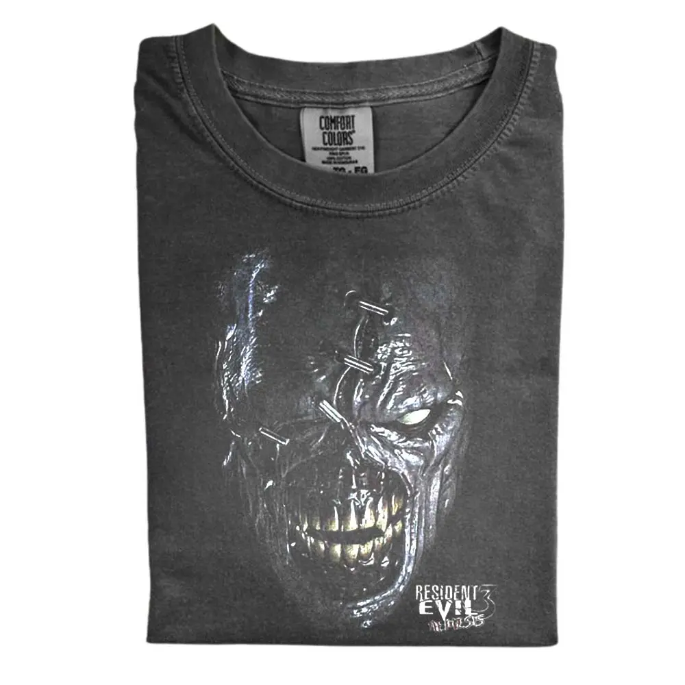 The Resident Evil 3 Nemesis Comfort Color Shirt, Horror Monster Graphic Tee, Survival Horror Gamer Shirt, Vintage Game Shirt, Retro Resident Evil Gaming Shirt, Gift for Men, Gift for Women, Crew Neck T-shirt, Trending T-shirt