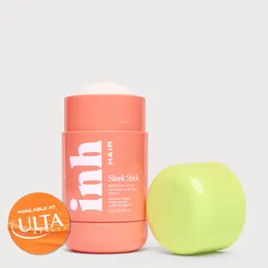 INH Hair Sleek Stick Lightweight Anti-Frizz Smoothing Vegan Hair Wax and Styling Stick for All Hair Types with Flexible Medium Hold and Natural Shine 1.76 oz