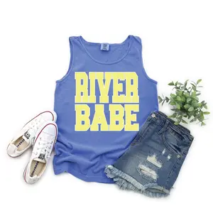 River Babe Comfort Color Tank