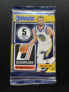 Donruss 2024-25 Basketball Blaster Box Single Pack - 5 Cards Per Pack Featuring Stephen Curry