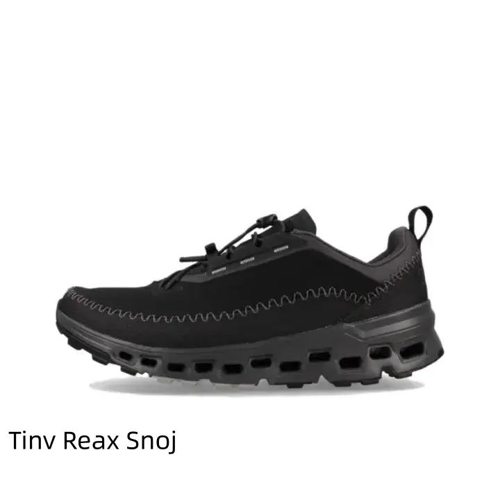 Unisex Waterproof Suede Outdoor Hiking Sneakers, Brand New Sealed with Original Shoe Box, Breathable Cushion Trail Walking Shoes, All Black Non Slip Ventilated Sole Casual Trekking Footwear