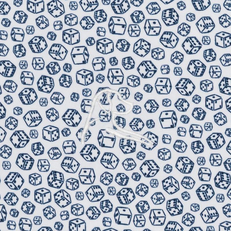 The Roll Of The Dice Men's Short Sleeve Collegiate Polo