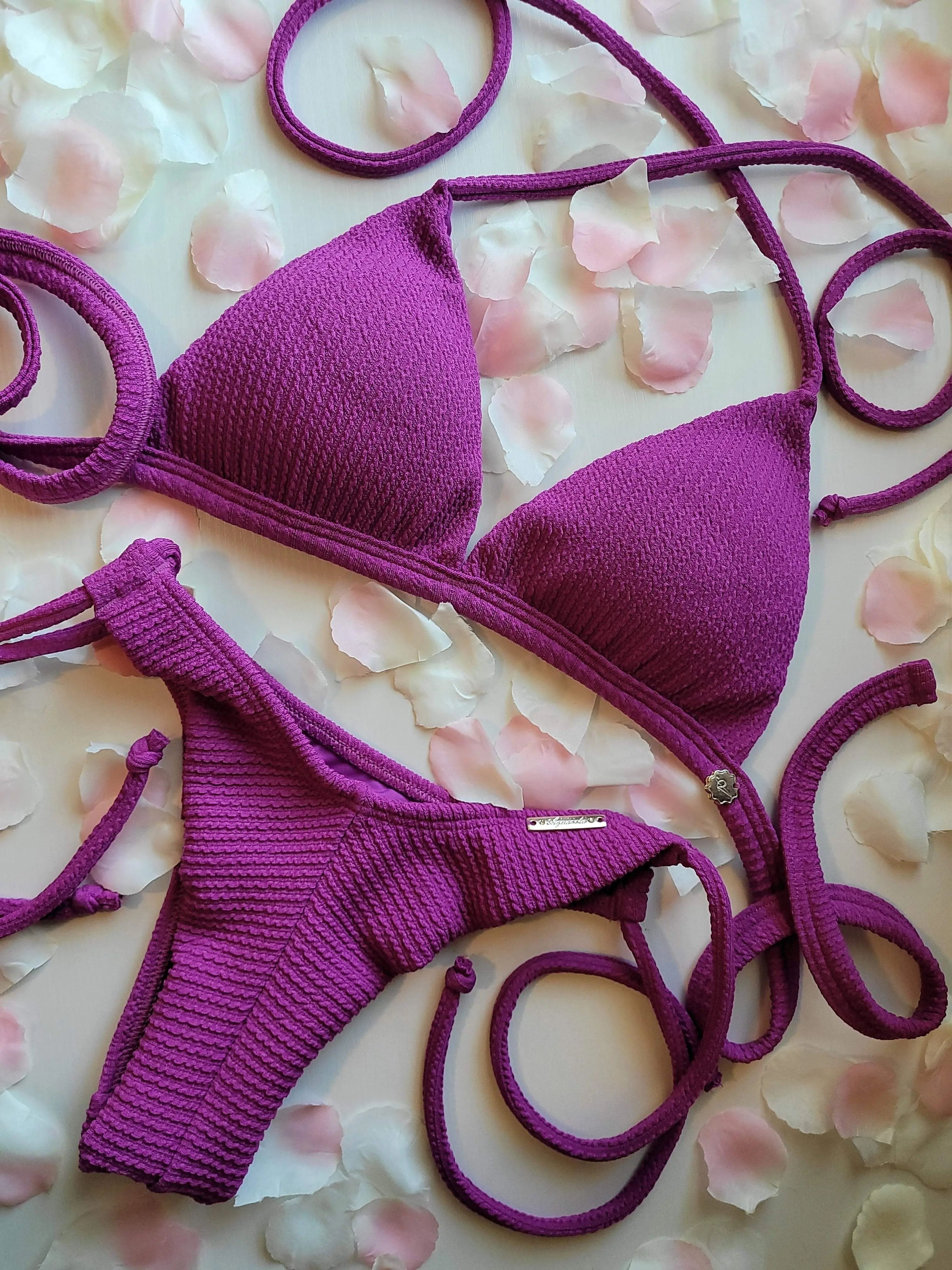 Beautiful purple bikini set