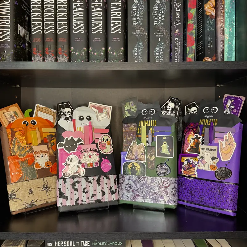 Blind Date with a "BOO"k | Book Basket Gift | Handpicked Personalized Gift | Book Lovers | Spicy | Dark Romance | Romantasy | Horror |
