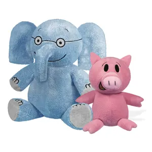 Yottoy Elephant & Piggie Plush & A Big Guy Took My Ball Book