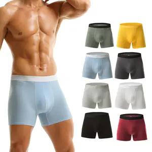 Men’s All-Season Solid Color Athletic Boxer Briefs, 92.8% Cotton Blend High-Quality Comfort, Perfect Valentine’s Day Gift for Boyfriend and Husband