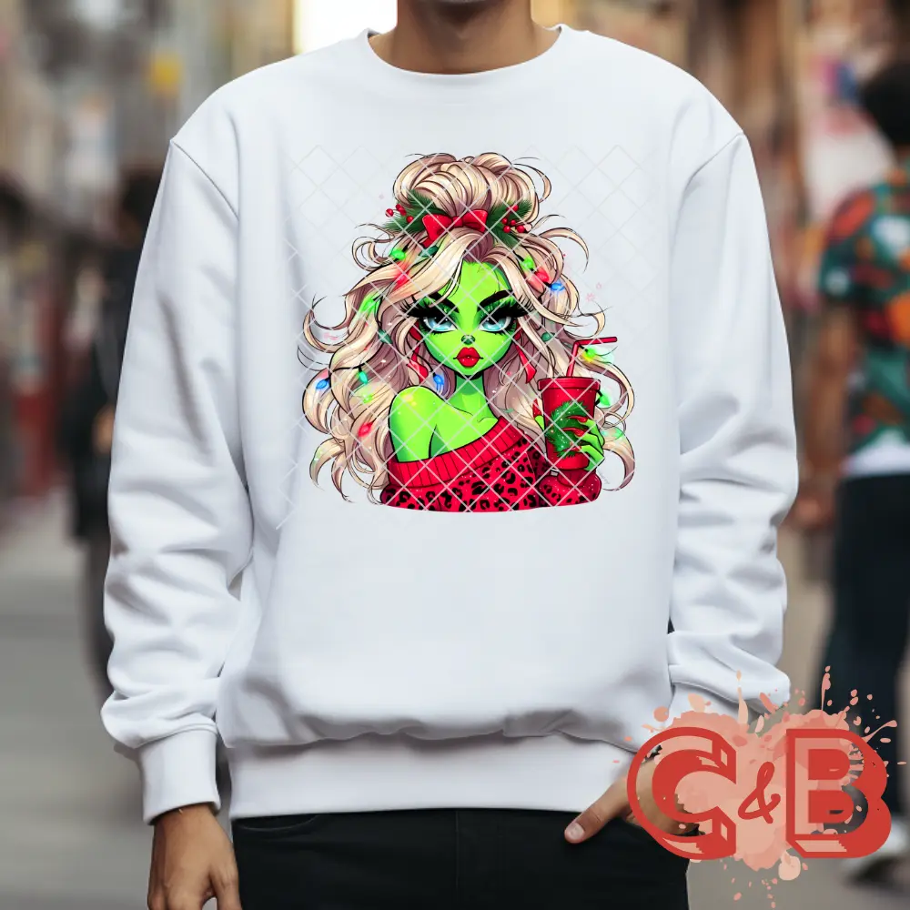 Green Lady Red Cheetah Print T-Shirt for Men - Casual Streetwear