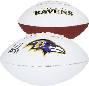 Anquan Boldin Baltimore Ravens Autographed Franklin White Panel Football - Fanatics Authentic Certified