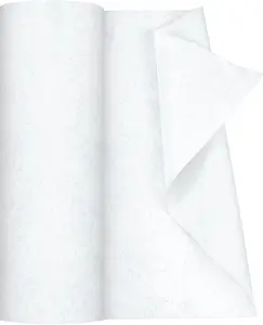 Iron-On Fusible Fleece Interfacing: 16.5 Inches x 10 Yards Medium Weight Single-Sided Loft Iron On Fusible Fleece White for Sewing Crafting and  Decor