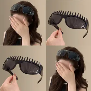Cool sunglasses headband Y2K women's multi-functional hair accessories for face wash and hair binding practical accessories