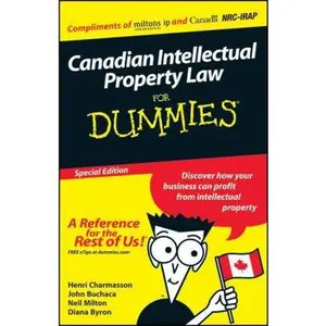 USED-Canadian IP Law For Dummies (Custom) by Henri J. A. Charmasson (Paperback)