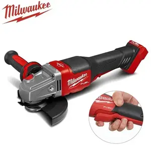NEW Milwaukee 125mm Braking Brushless Angle Grinder M18 Electric Cordless Polishing 4 Gears Variable Speed Cutting Power Tools