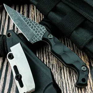 Men's Gift Outdoor Practical Straight Knife Multi-Function, Durable Camping Tool, Ideal for Hiking & Camping Kits, Tactical Knives