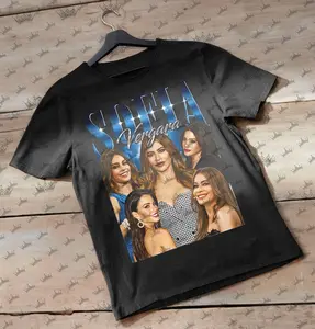 Sofia Vergara Vintage T-Shirt, Homage Retro 90s Graphic, Ideal Gift for TV Series and Movies Enthusiasts