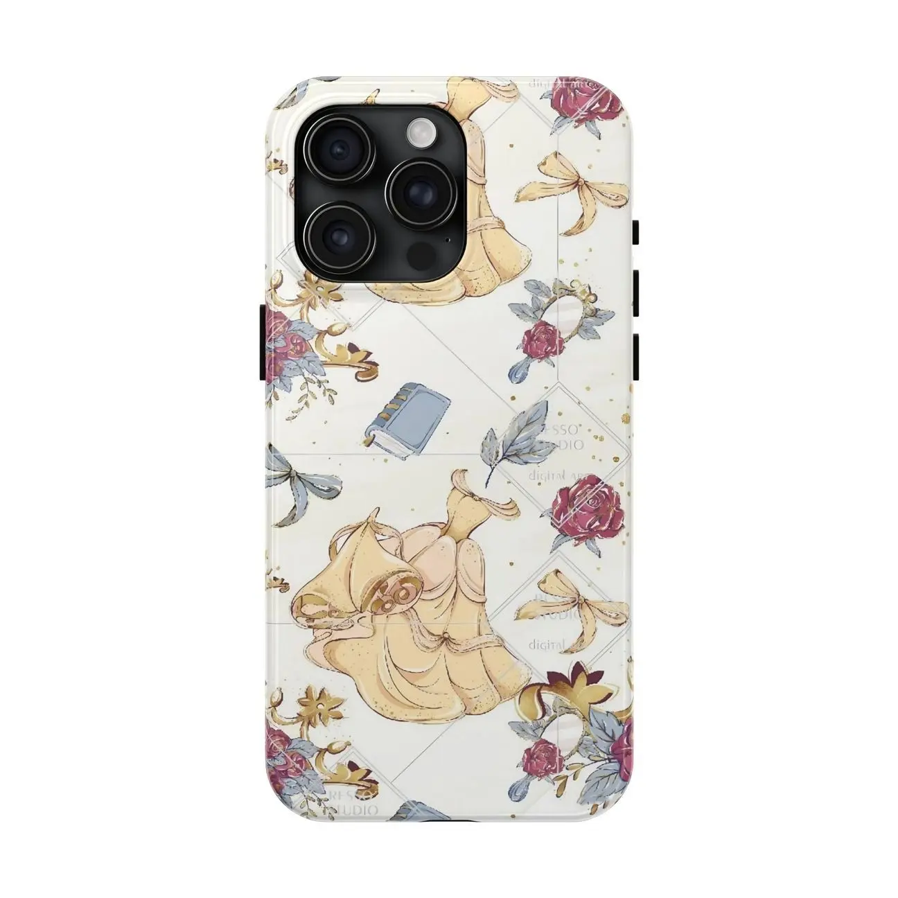 Romantic Beauty and the Beast - themed Case , iPhone 17 16 15 14 13 12 11 X 8 7 Pro Max/Pro/Mini, SAMSUNG GALAXY 21 S22 S23 S24 25 ULTRA PLUS Shockproof Anti-Drop Protective Cases B