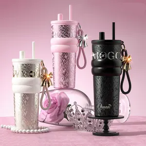 Water Bottle,Simple Modern Water Bottle,Coffee Tumbler,Travel Mug,Reusable Stainless Steel Water Bottle with Lid and Straw,Gifts for Women Men Her Him,BPA Free, 24 oz