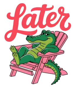 Later Gator Ready To Press Heat Transfer