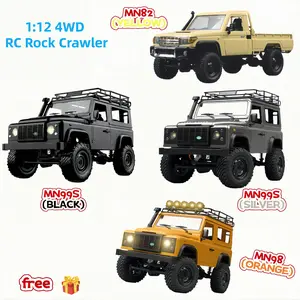 Wonderful Play :1:12 Scale RC Crawler Car(MN82.MN99(BLACK/SLIVER)V2.MN98 V2), JXC1:18 Scale RC Crawler Car, 4WD Climbing Remote Control Car， 2.4GHz Remote Control Car ，Rechargeable Electric Toy Car,Perfect Gift for Dad Kids，Birthday gift