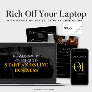 Rich Off Your Laptop Course w/ MRR (1 Resell Course)