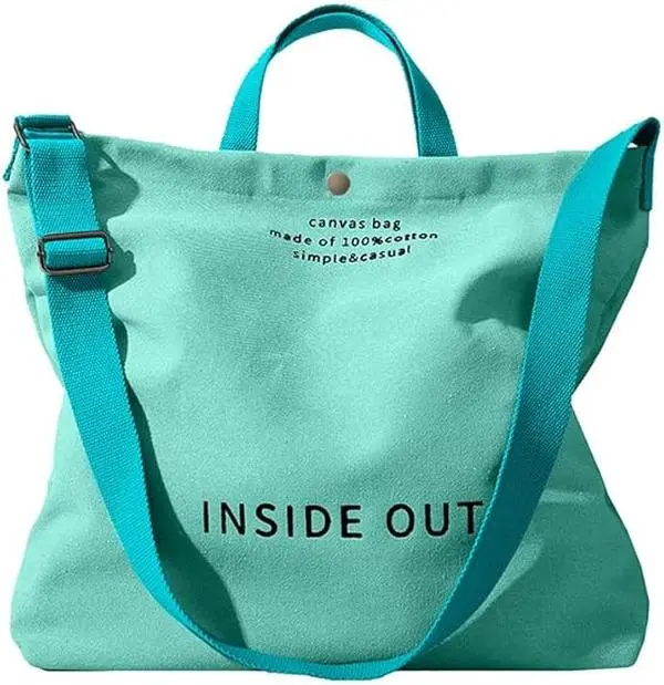 RIVERICH Women Canvas Tote Handbags Casual Shoulder Work Bag Crossbody Top Handle Bag Cross-body Handbags back to school,back to school haul