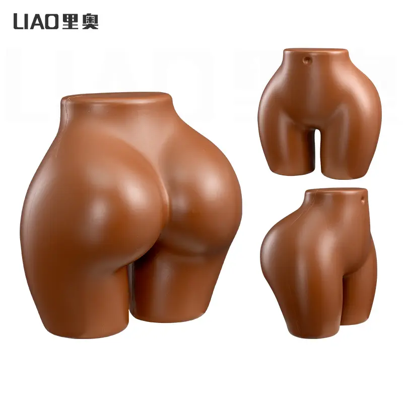 Women's Plus-Size Plastic Mannequin Torso - Brazilian BBL Big Hips, African Butt Design - for Underwear Fitting, Clothes Display, for Sewing Craft Supplies