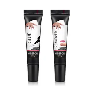 10g Upgraded Super Strong Semi-Solid Tube Xiaomi Glue,Wearable Nails ， Quick-Drying Patch Glue, No Whitening, No UV Light Required, Durable, with Decoupling Solution Set