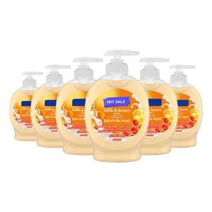 Moisturizing Liquid Hand Soap, Milk & Honey Scent | Rich Lather Hand Wash for Soft & Smooth Hands | 7.5 fl oz, Pack of 6