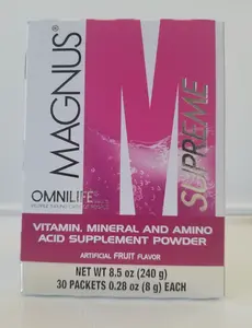 Omnilife Magnus Supreme | OML | Energy & Brain Supplement | Box w/ 30 Packets