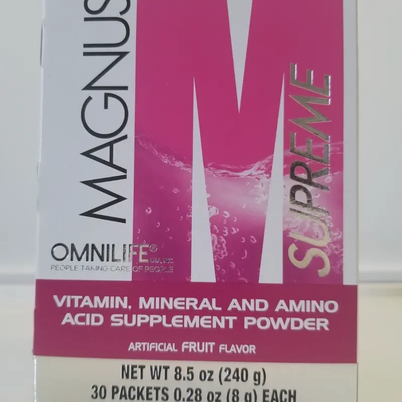 Omnilife Magnus Supreme | OML | Energy & Brain Supplement | Box w/ 30 Packets