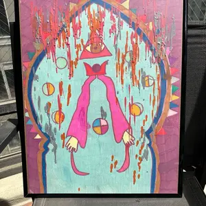 12 x 24 framed original art