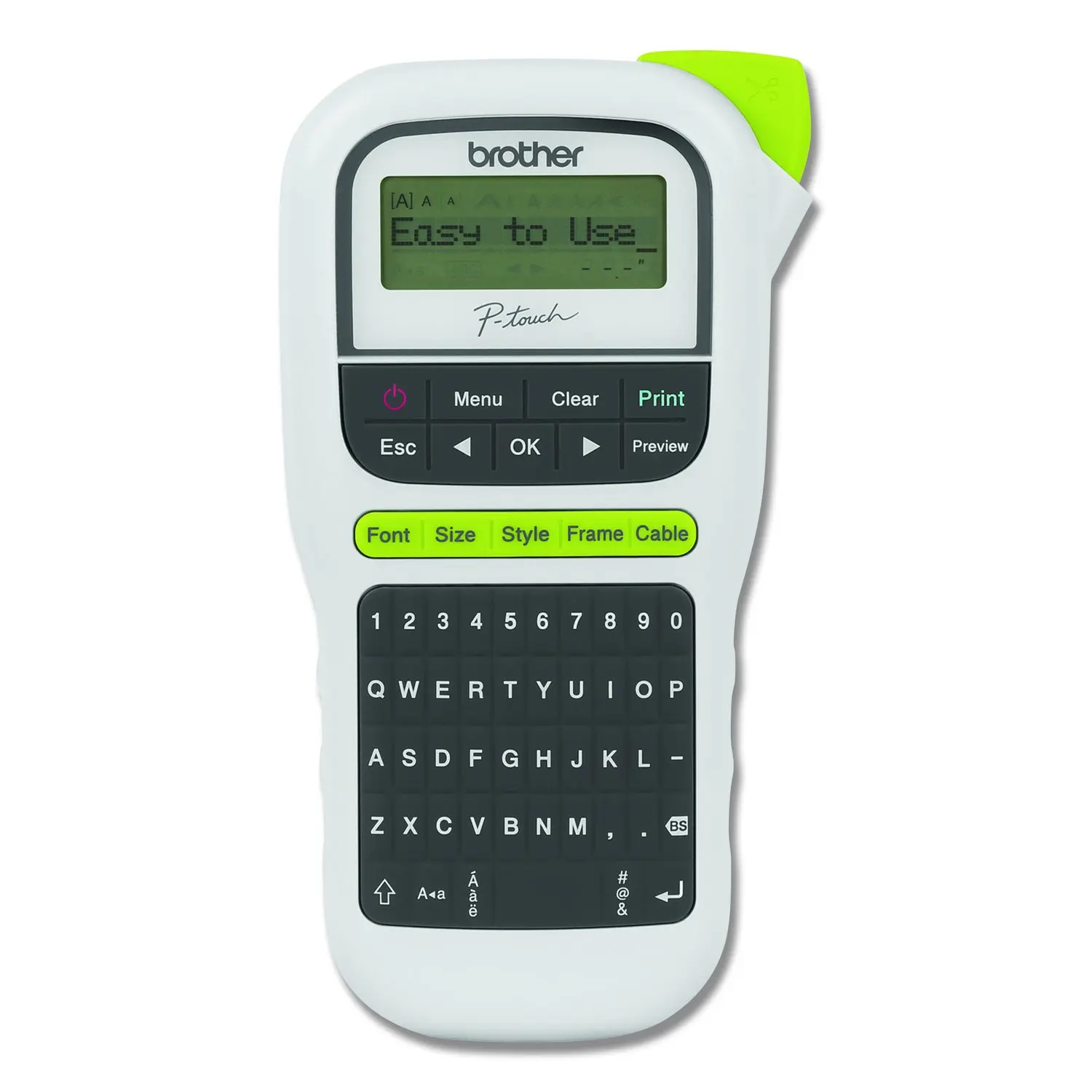 Brother PT-H110 Easy Portable Label Maker 2 Lines 4.5 x 6.13 x 2.5 PTH110
