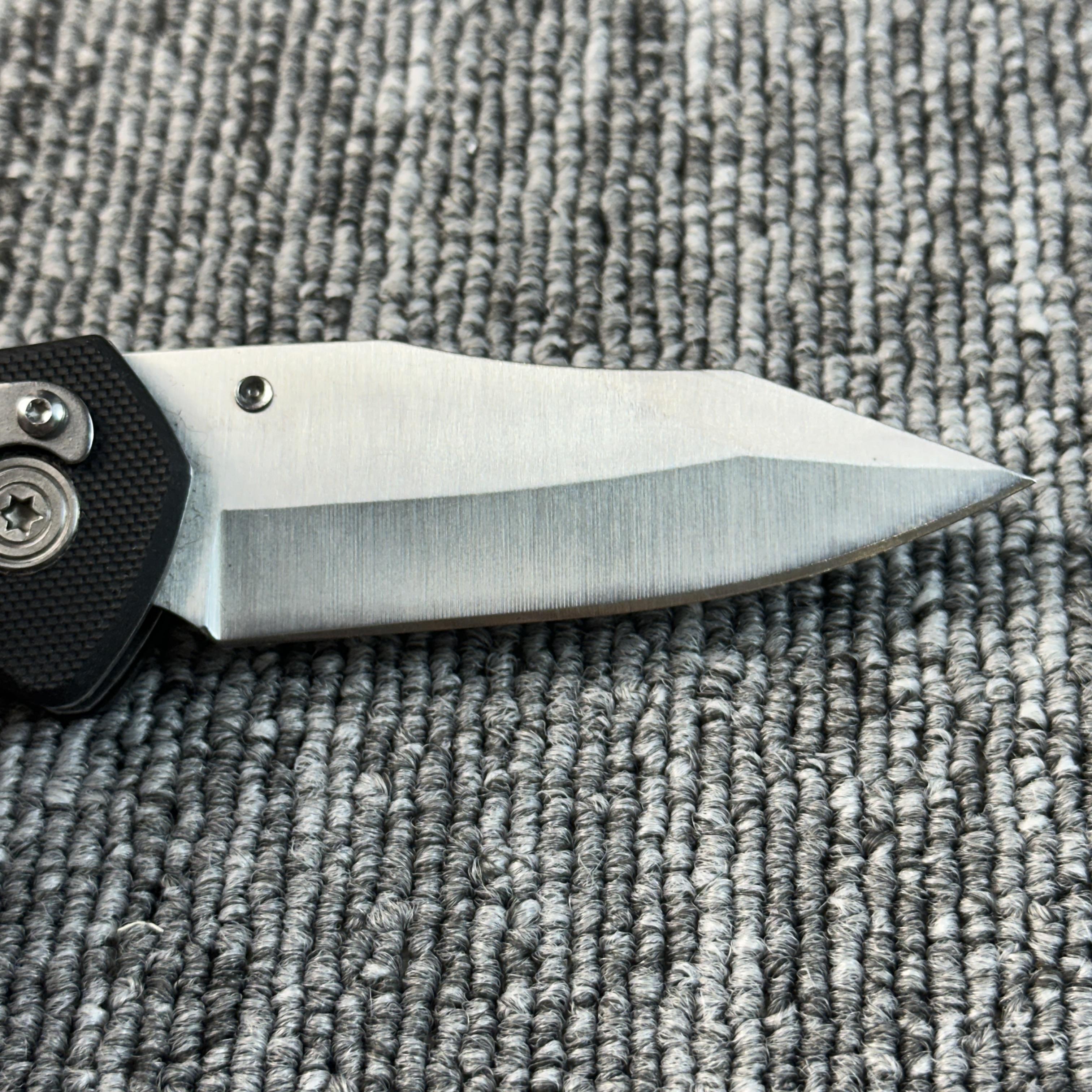 High Quality G10 Handle Folding Knife Sharp Stainless Steel Blade EDC Tool for Outdoor Camping