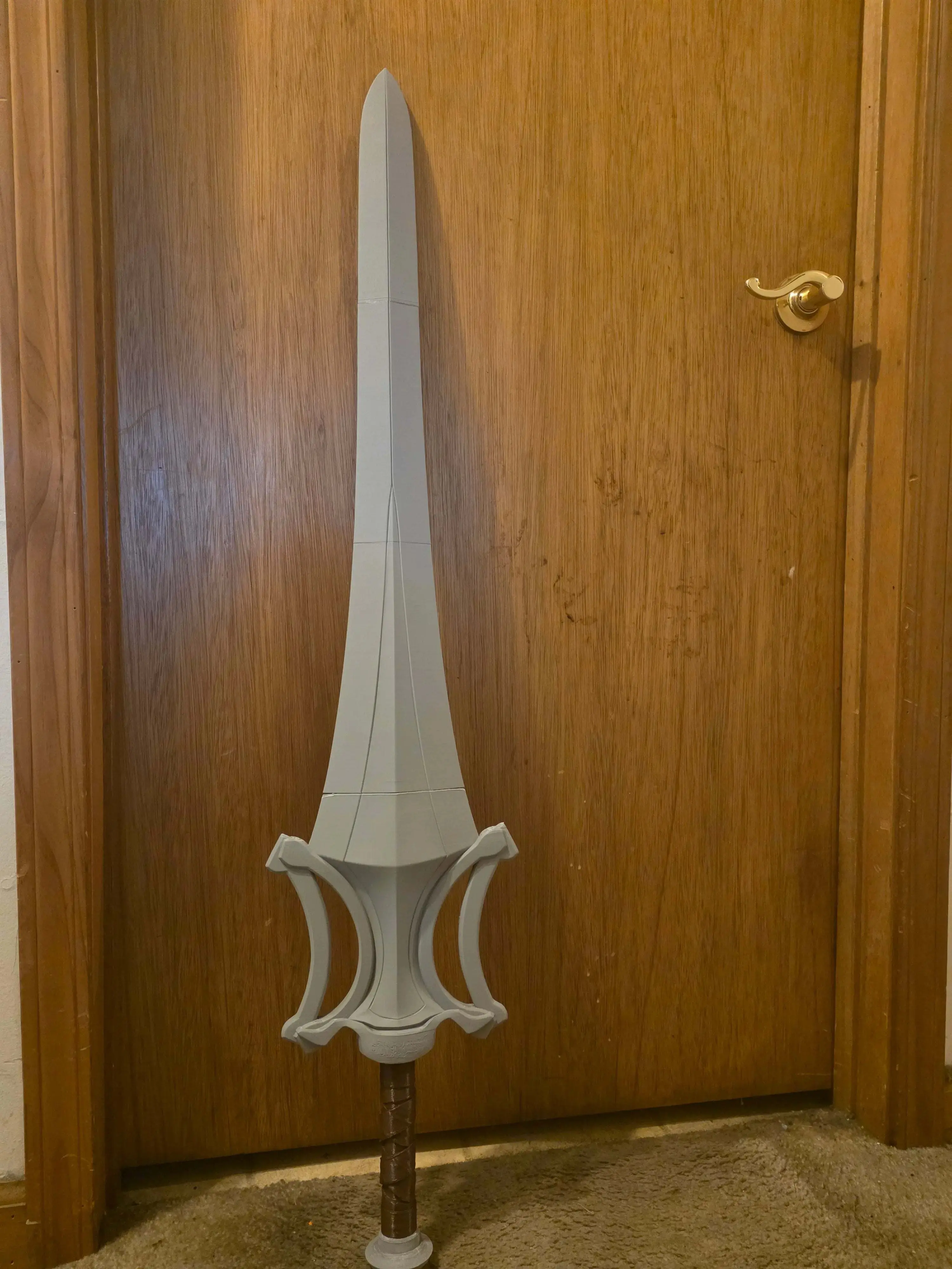 44-in Masters of the Universe He-Man Sword Prop Replica, DIY 2-Piece Assemblable Accurate Prop for Fans