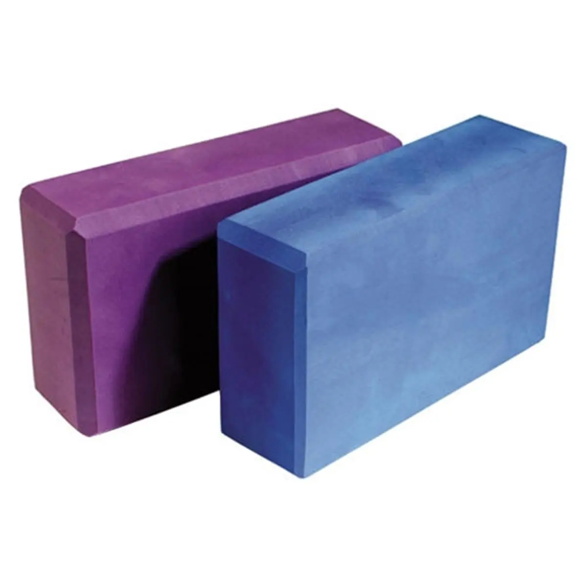 212 MAIN Aeromat 32515 High-Density Closed-Cell EVA Foam Yoga Block - Blue, Essential Fitness Training, Gym Equipment