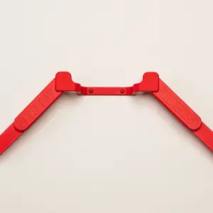 RED JerseyRack Floating Display - The Perfect Hang for Any Sports Jersey, Ideal for Organizing and Displaying Jerseys
