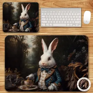 White Rabbit Mousepad