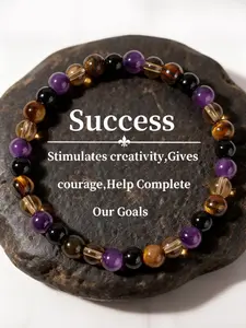 Natural Amethyst Bracelet, Retro Style Unique Design, Fashionable Versatile Jewelry for Daily Wear, Perfect Gift for Friends