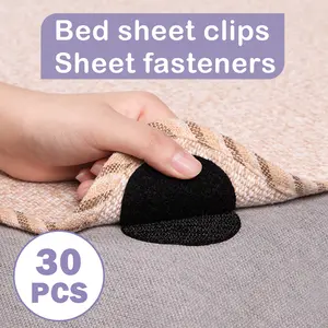 30 Counts Round Hook and Loop Fasteners, Versatile Sticky Pads for DIY Projects & Home Decor, Black