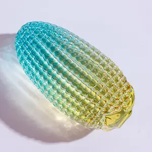 Handmade Crystal Corn Ornament, Colorful Desktop Decoration, Casual Style, Home Decor Craft, No Precious Metal Plating, Plant Theme