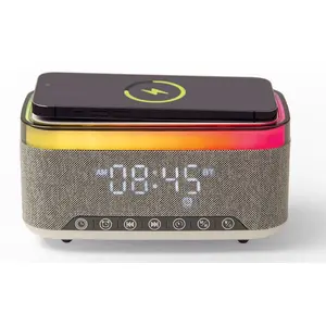 WIRELESS-CHARGING SPEAKER AND CLOCK