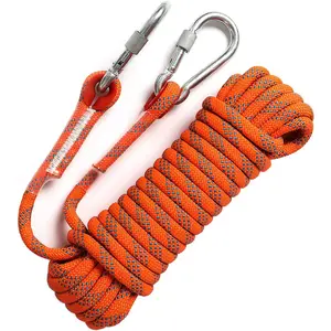 Static Climbing Ropes 35Ft,50Ft,100Ft,150Ft,200Ft,250Ft(Diam 10Mm,16Mm) GINEE