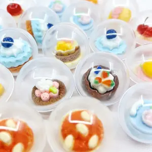 12 Piece Sweet Cake Gashapon Capsule Set, DIY Decoration, Cute Cartoon Mini Mystery Eggs, Fun Twist Ball Toys, Party Gifts, Surprise Eggs